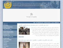 Tablet Screenshot of afghanemb-canada.net